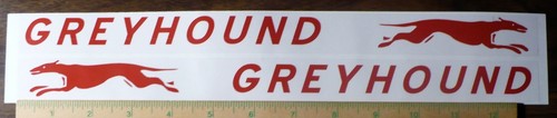 Decal set for - decal, greyhound